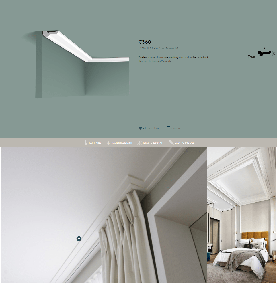 Cornices Award Winning European Contemporary Styles